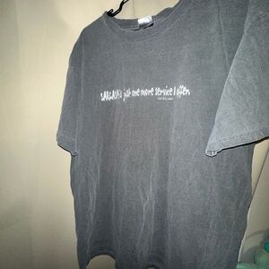 VTG Y2K 2003 faded wording shirt mens size large